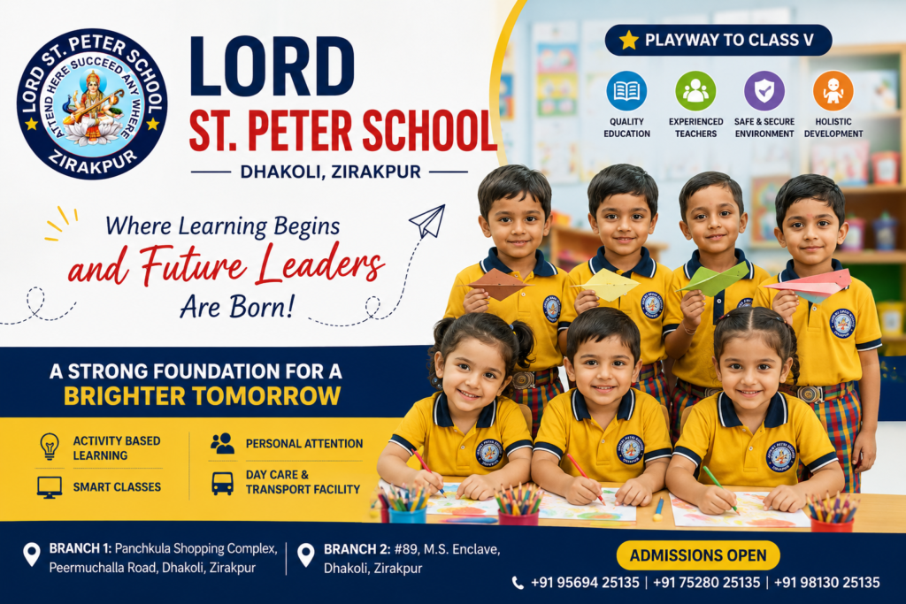 Best School in Zirakpur? Here’s What Every Parent Should Know Before Taking Admission